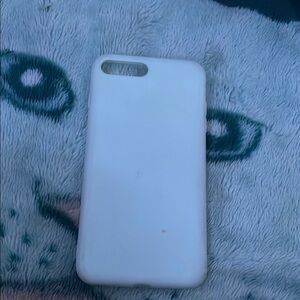 White Minimalist Slim-Fit Phone Case